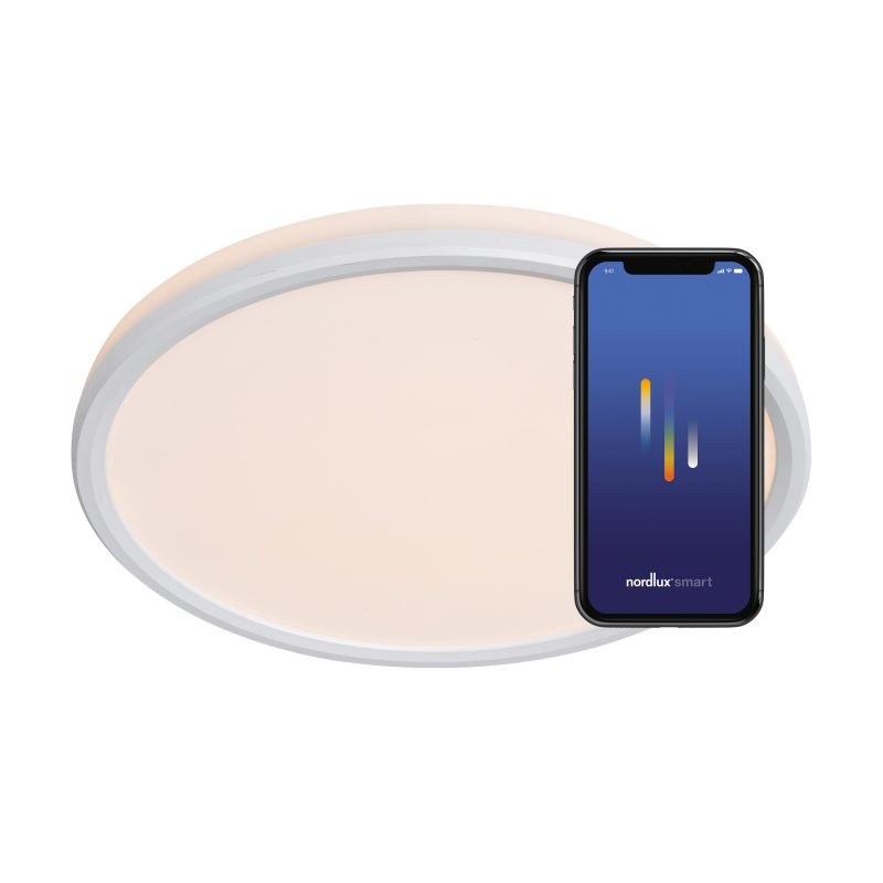Nordlux Liva Smart Colour - Ceiling light - White