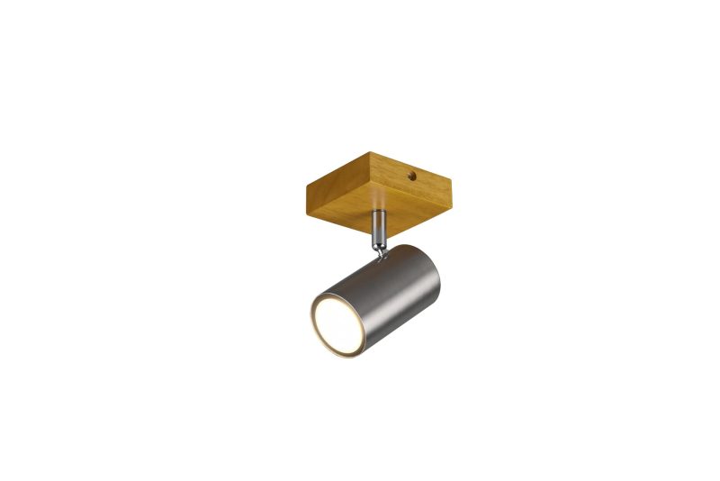 Trio Lighting Manoeuvrable wall/ceiling spot 1xGU10 nickel matt