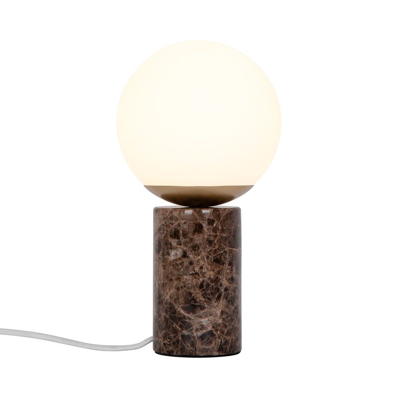 Nordlux Lilly Marble - Table Lamp Brown