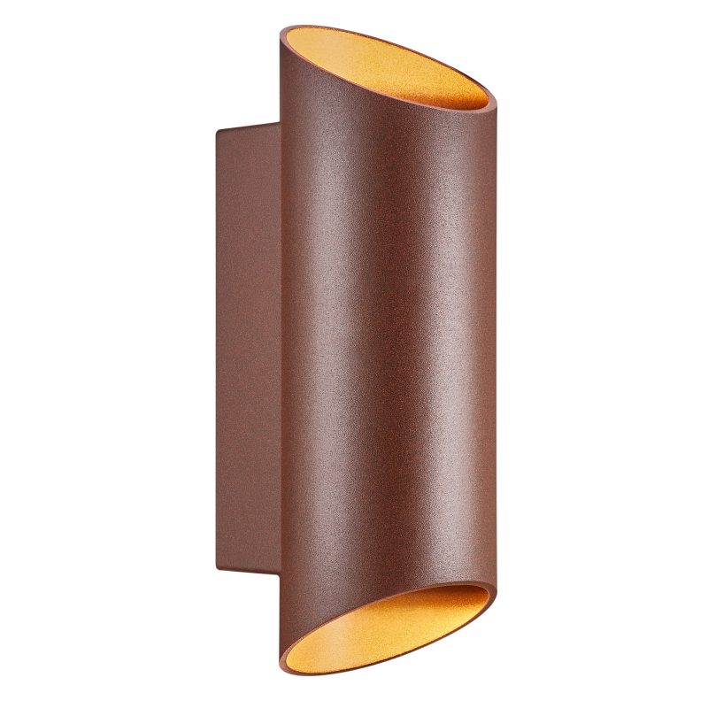 Nordlux Nico Round 22 - Wall Light - Rusty
