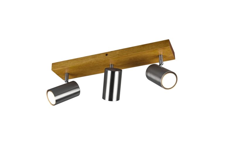 Trio Lighting Deckenspot 3xGU10 Nickel matt