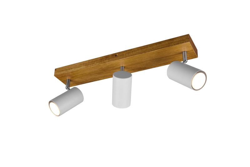 Trio Lighting Wendbare trio plafondspot 3xGU10 wit
