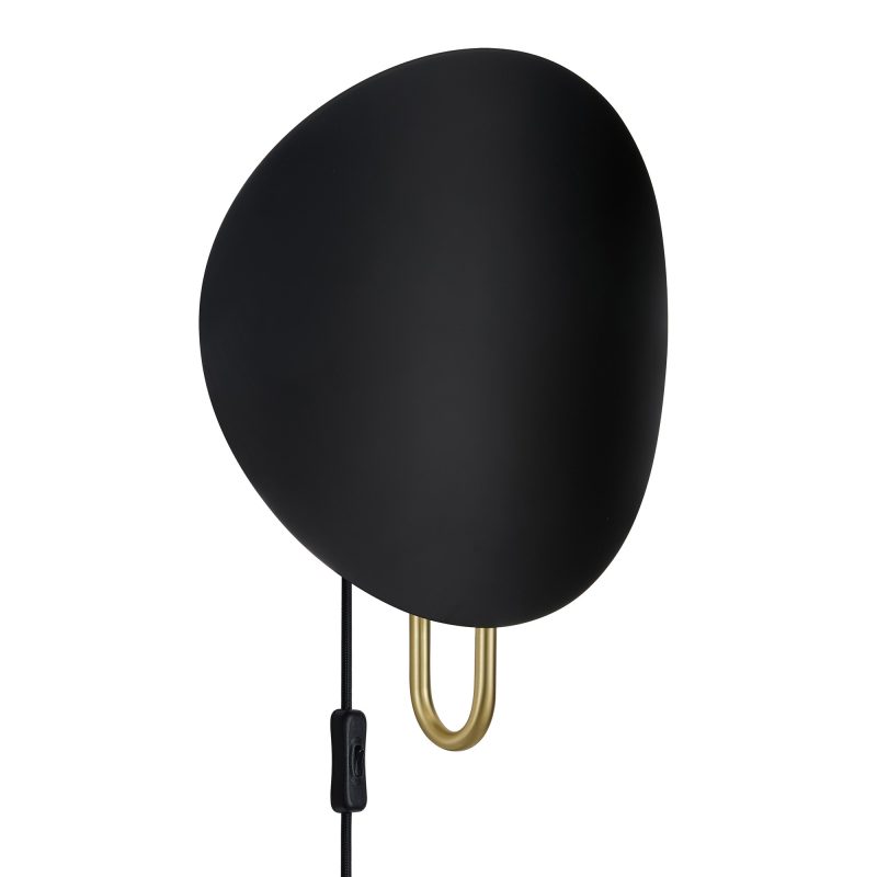 Nordlux Spargo | Wandleuchte | Schwarz/Messing