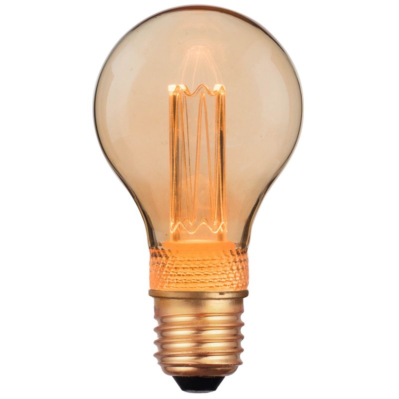 Nordlux Deco E27 - A60 Retro - Dim - 1800 Kelvin - 65 Lumen - Lampadina - Colore Oro