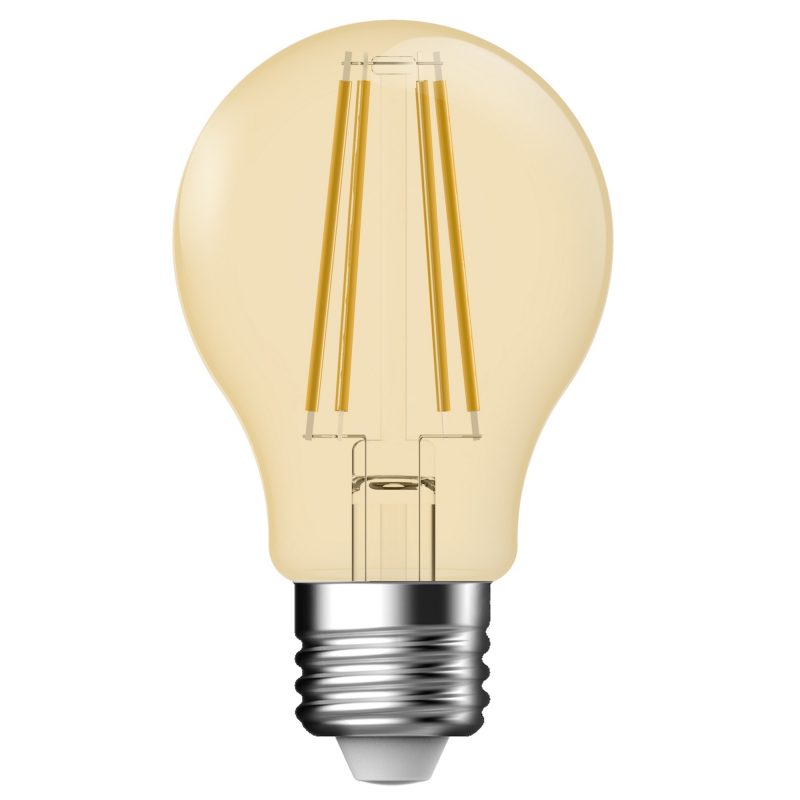 Nordlux Deco E27 - A60 - Dim - 2500 Kelvin - 400 Lumen - Glühbirne - Goldfarbe