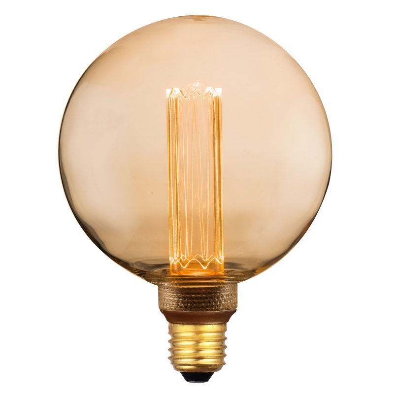 Nordlux Deco E27 - G125 Retro - Dim - 1800 Kelvin - 120 Lumen - Lampadina - Colore Oro