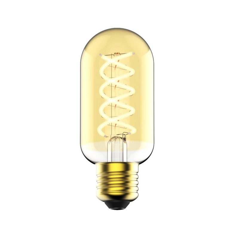 Nordlux Deco E27 - T45 Spiral - Dim - 2200 Kelvin - 400 Lumen - Light Bulb - Gold colour