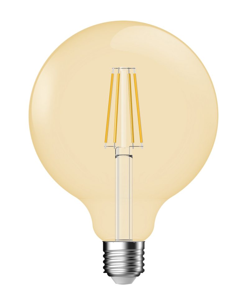 Nordlux Deco E27 - G95 - Dim - 2500 Kelvin - 400 Lumen - Glühbirne - Goldfarbe