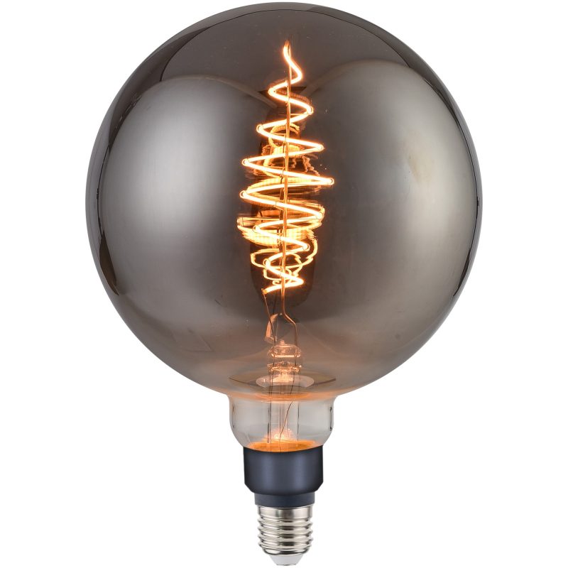 Nordlux Deco E27 - G200 Spiral - Dim - 1800 Kelvin - 200 Lumen - Ampoule - Fumé