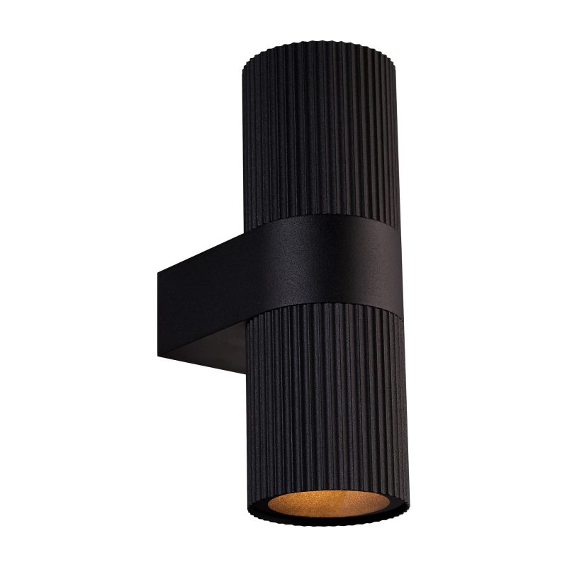 Nordlux Kyklop Ripple - Applique da Parete - Nera