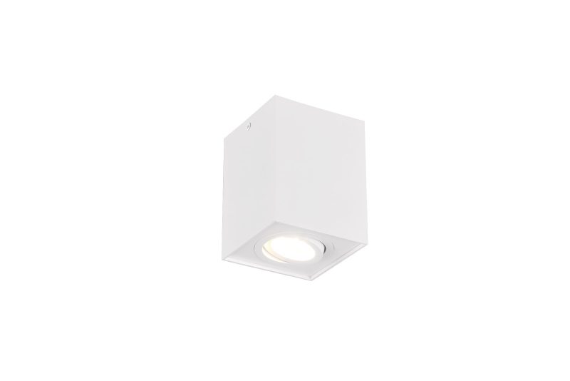 Trio Lighting Strakke draaibare single plafondspot 1xGU10 wit