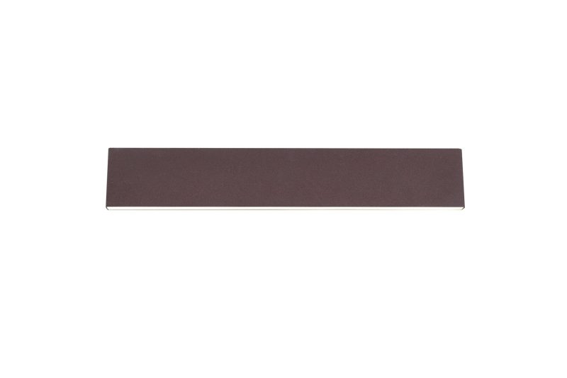 Trio Lighting Große flache LED-Wandleuchte oben/unten, 9 W, 3000 K, Rostfarbe