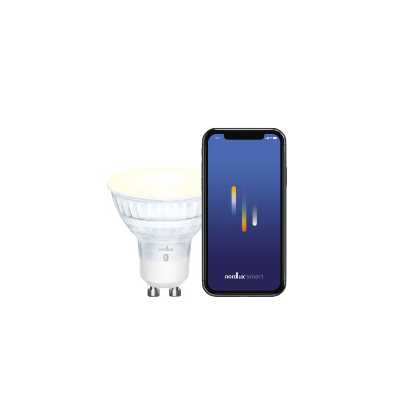 Nordlux Smart GU10 - 2200-6500 Kelvin - 380 Lumen - Light Bulb - Clear
