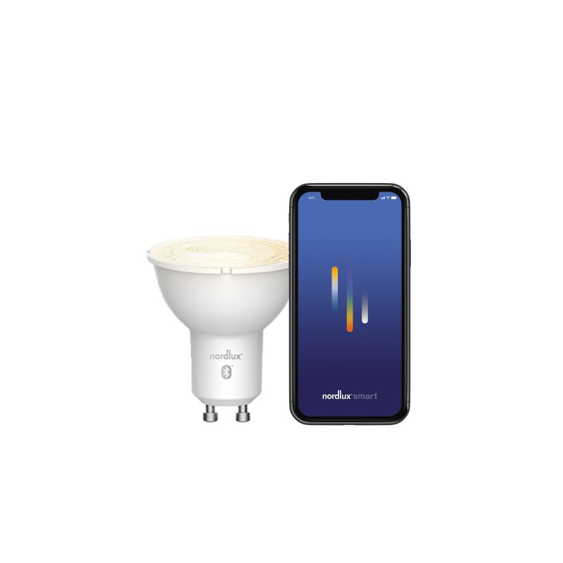 Nordlux Smart GU10 - PAR16 - 2700 Kelvin - 380 Lumen - Light Bulb - Clear