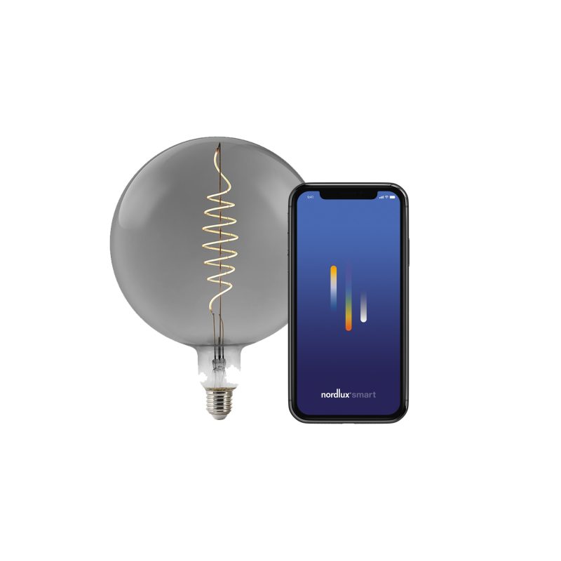 Nordlux Smart E27 - G200 Deco - 1800 Kelvin - 100 Lumen - Light Bulb - Smoked