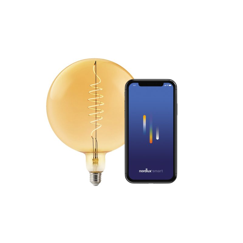 Nordlux Smart E27 - G200 Deco - 2200 Kelvin - 380 Lumen - Light Bulb - Amber
