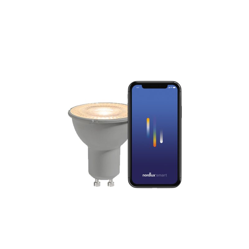 Nordlux Smart GU10 - Outdoor - 2200-6500 Kelvin - 345 Lumen - Light Bulb - Clear