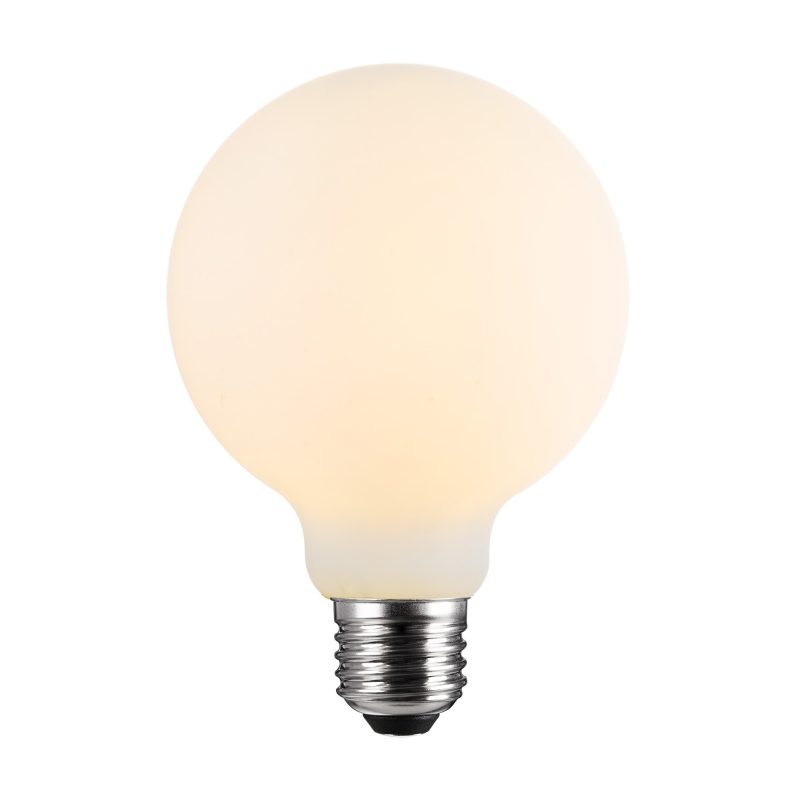 Nordlux Deco E27 G125 - Dim - Light Bulb - Opal white