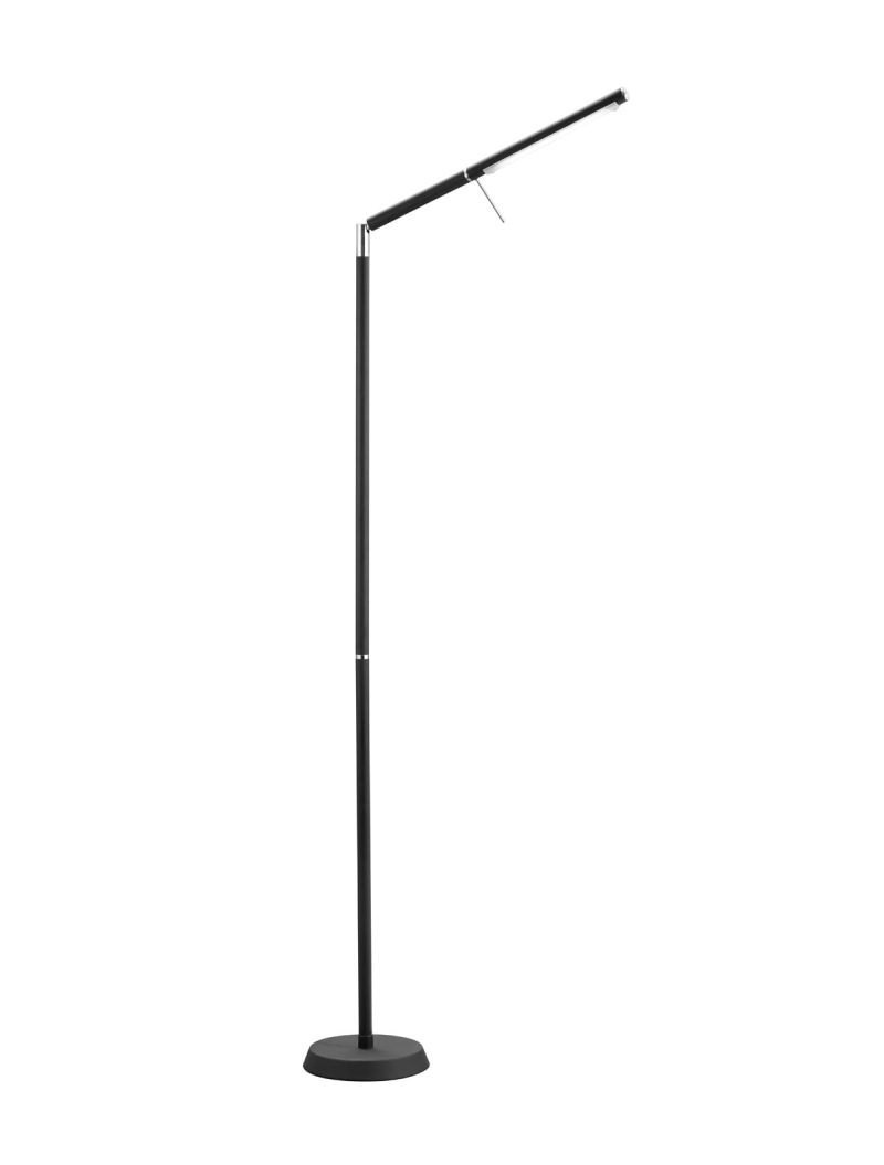 Trio Lighting Architectural floor lamp touch dimmer LED 6W 3000K matte black