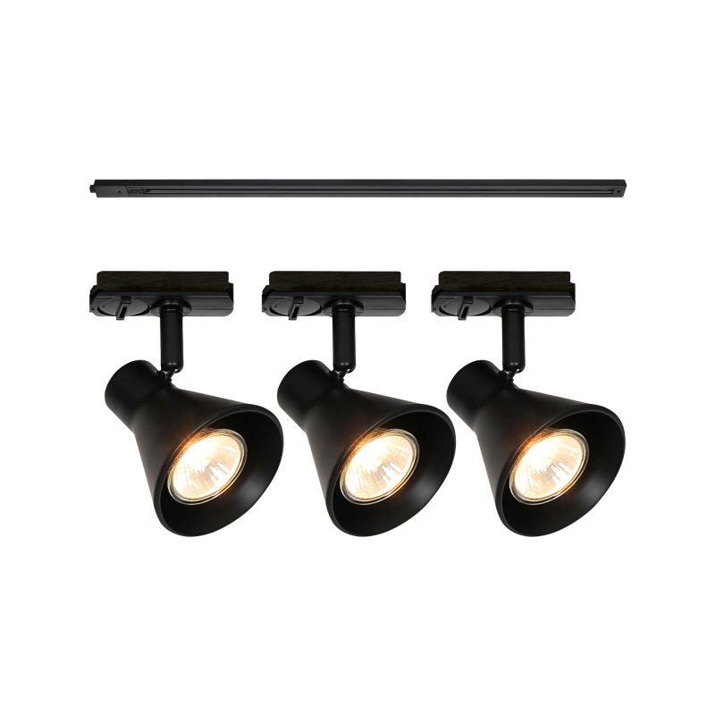 Nordlux Eik Link 3-Spot + 1m - Track Light - Black