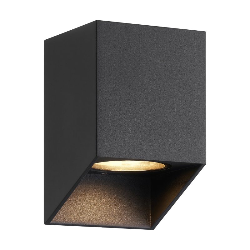 Nordlux Nico Square - Wall Light - Black