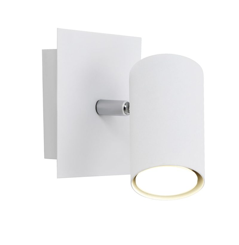 Trio Lighting Rotatable wall spot or ceiling spot white GU10