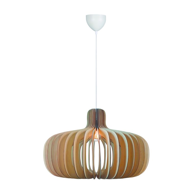 Nordlux Hazo 65 - Pendelleuchte - Helles Holz