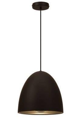 Indigo (Rexel) suspension conique E27 280mm noir mat