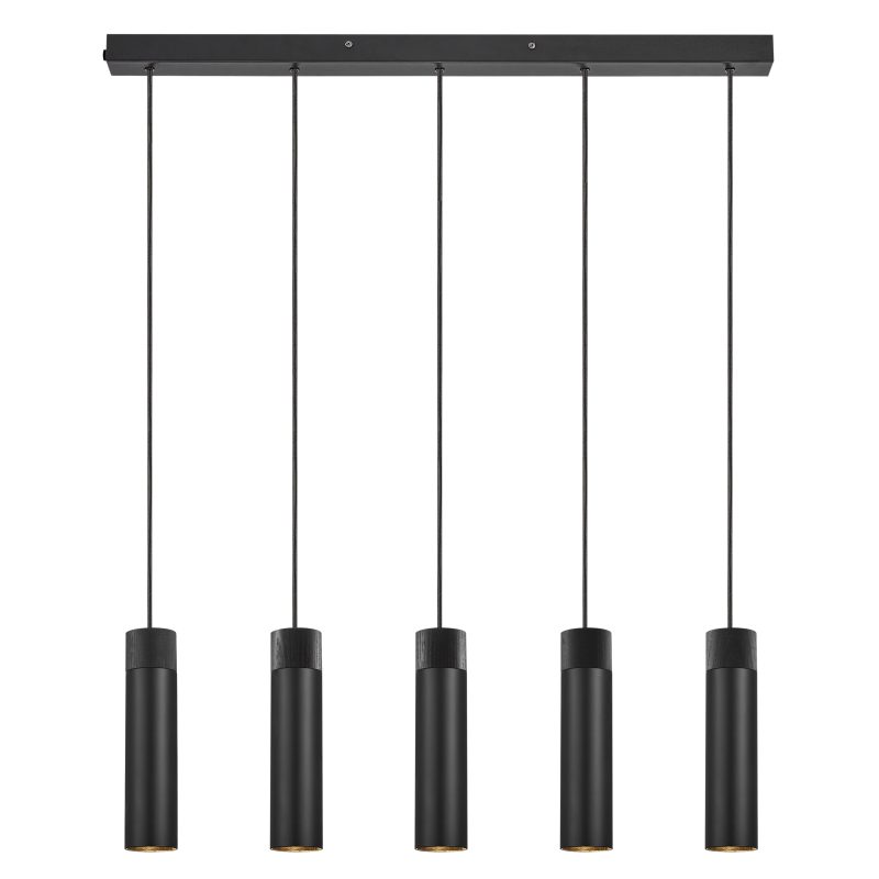 Nordlux Tilo 5-Spot - Pendelleuchte - Schwarz
