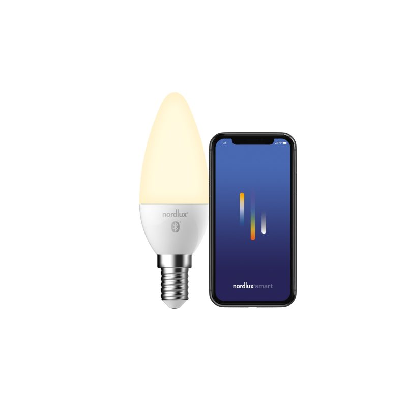 Nordlux Smart E14 - C35 - 2200-6500 Kelvin - 450 Lumen - Light Bulb - White