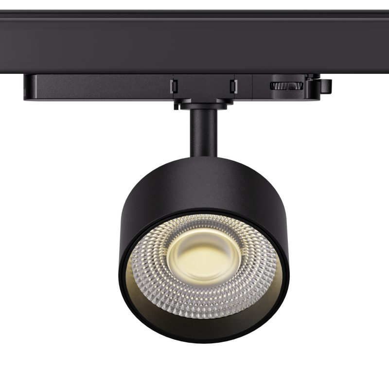 Hyrwell Fixo spot cilindrico 20W per binario diametro 90 mm altezza 47 mm ultra piatto