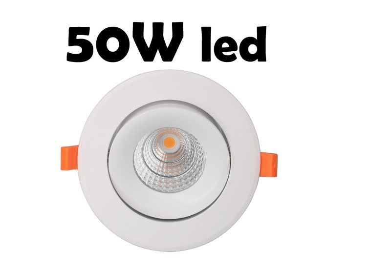 Profy Hyrwell Großer dimmbarer LED-Einbaustrahler 50W 5 Jahre Garantie 193 mm