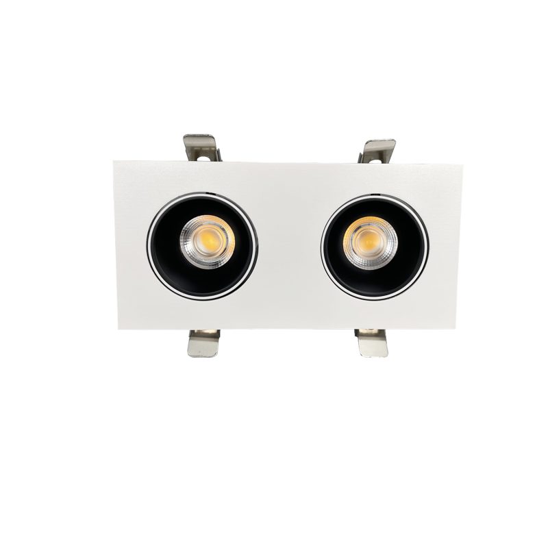 Profy Hyrwell White directional double recessed spot 2 x 12 W LED 5 year warranty