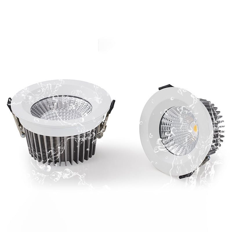 Kinghood IP65 30W wasserdichter Einbaustrahler, Lochgröße 145 mm, Außengröße 165 mm