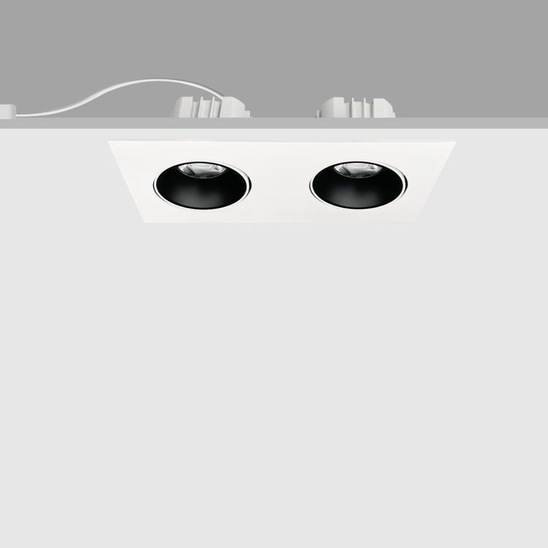 Profy Hyrwell Éclairage professionnel magasin alimentaire orientable 2 x 12 W