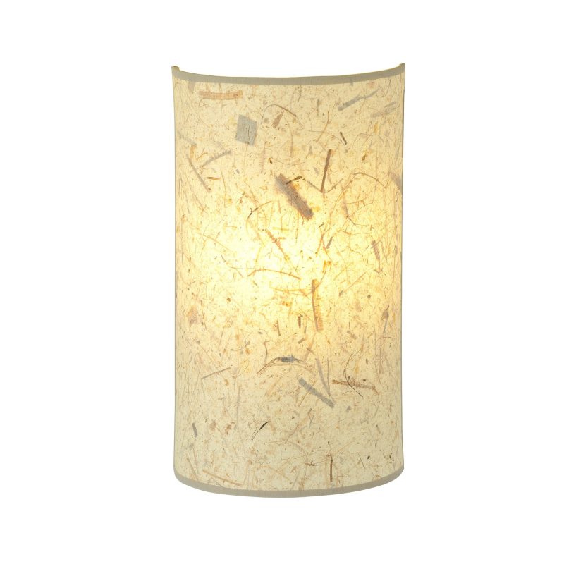 Emibig Applique Greve en textile brut couleur naturelle 1x E14