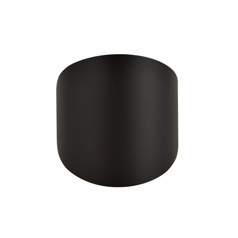 Emibig Applique murale nera semicircolare Haderslev con connessione G9