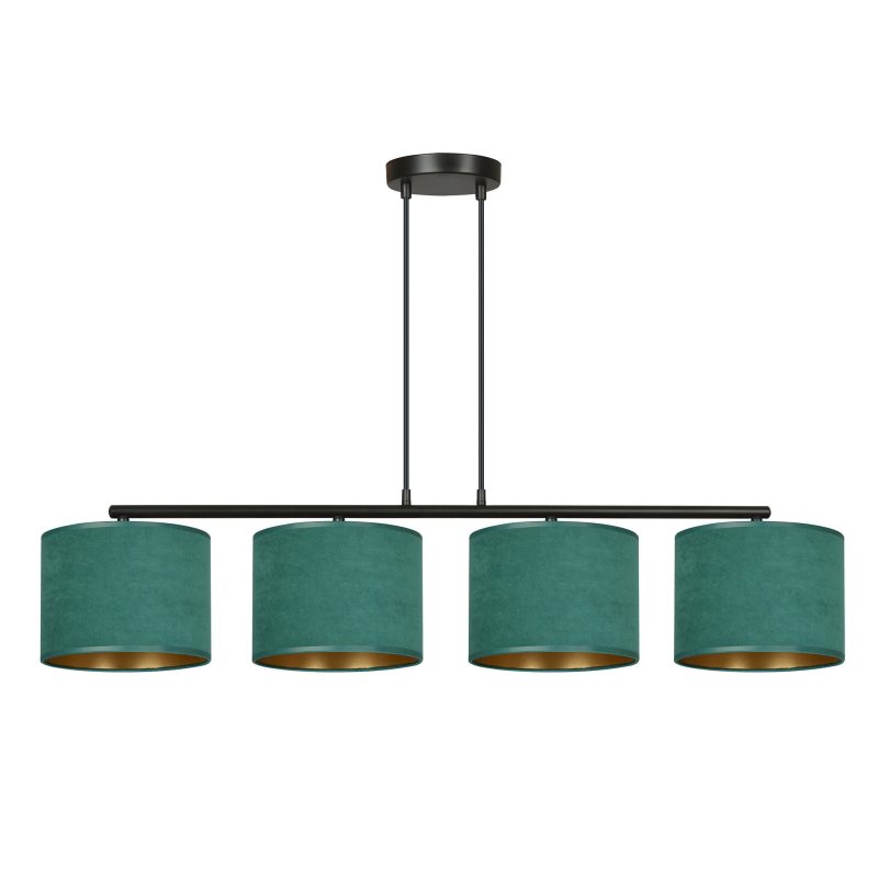 Emibig Fredensborg belle large suspension verte ronde 4x E27