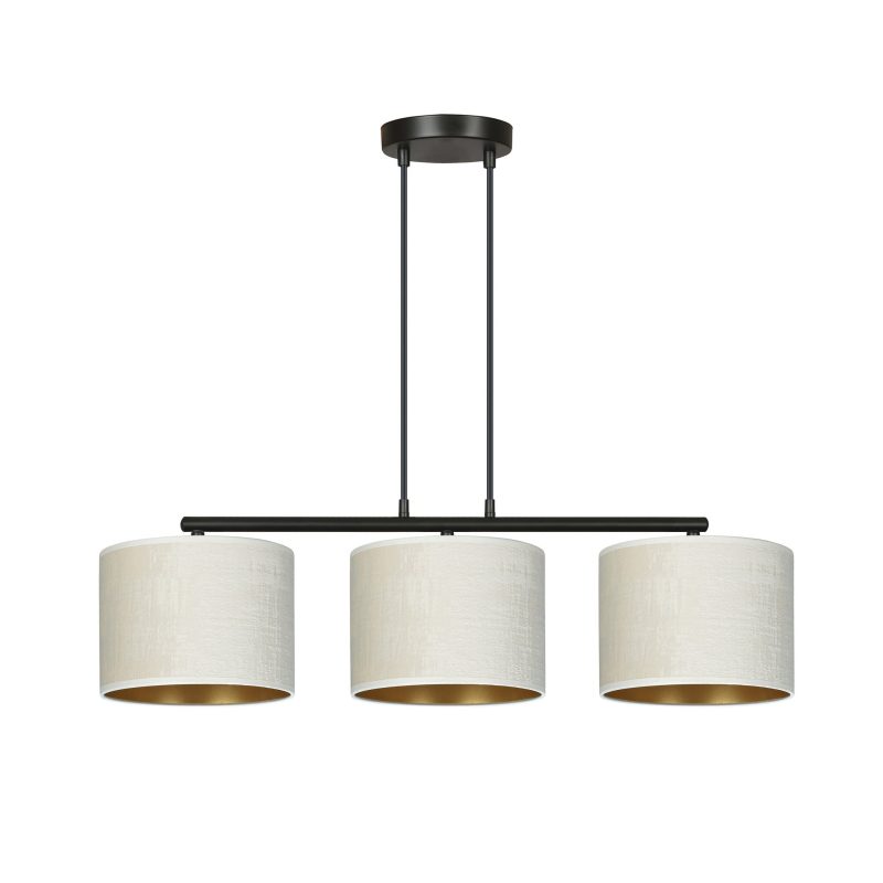 Emibig Jammerbugt Hängeleuchte beige runde Schirme 3x E27