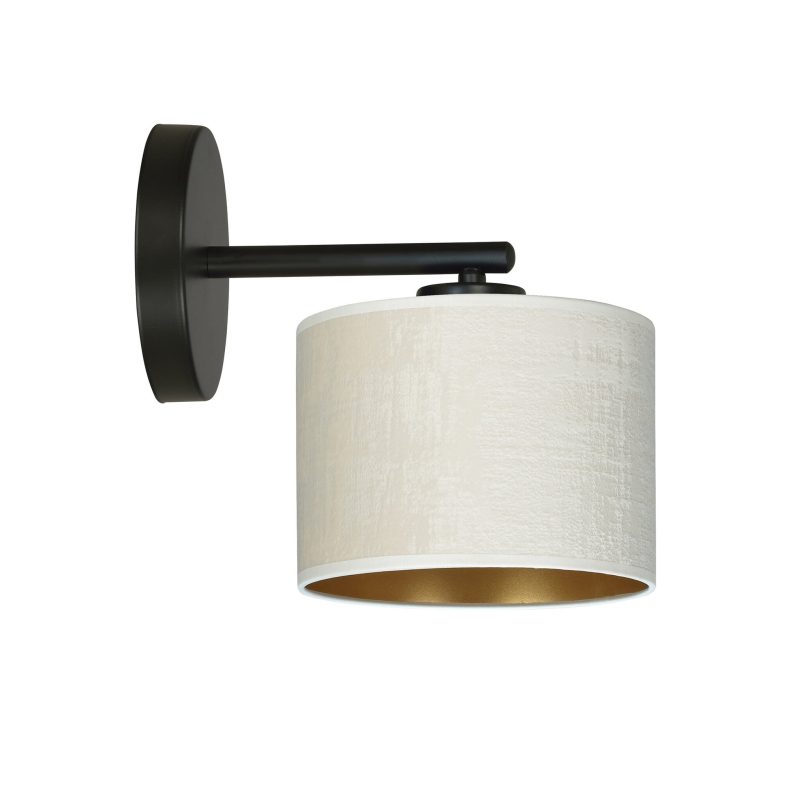 Emibig Jammerbugt elegante lampada da parete rotonda beige E27