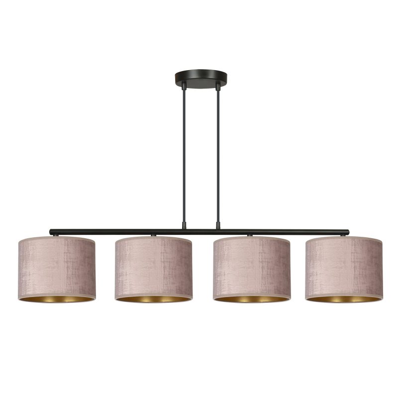 Emibig Norddjurs bella lampada a sospensione larga rosa rotonda 4x E27