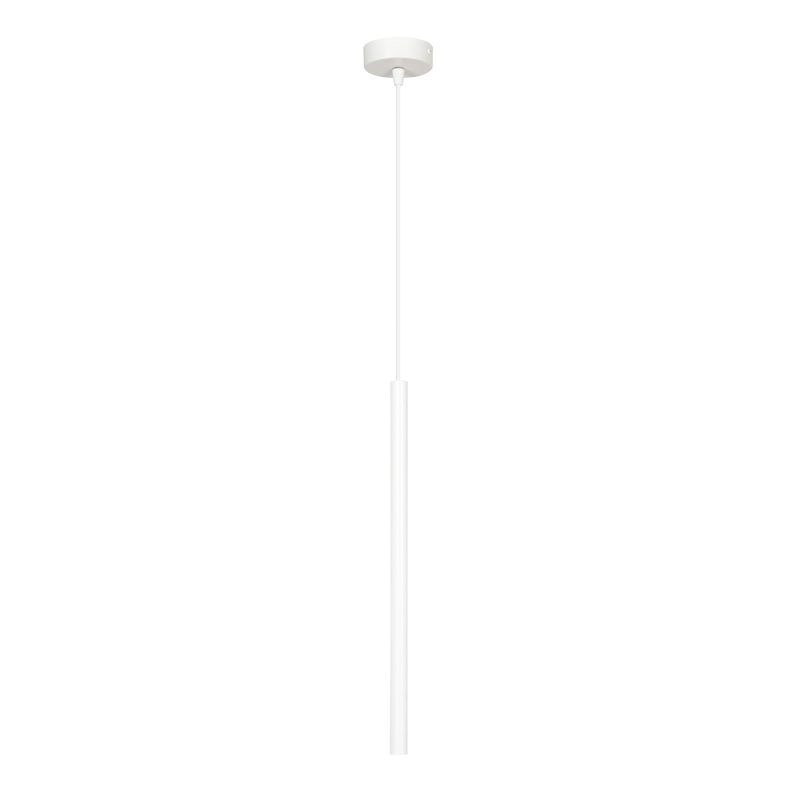 Emibig Lampada a sospensione bianca Syddjurs con tubo lungo 2cm diametro 1x G9