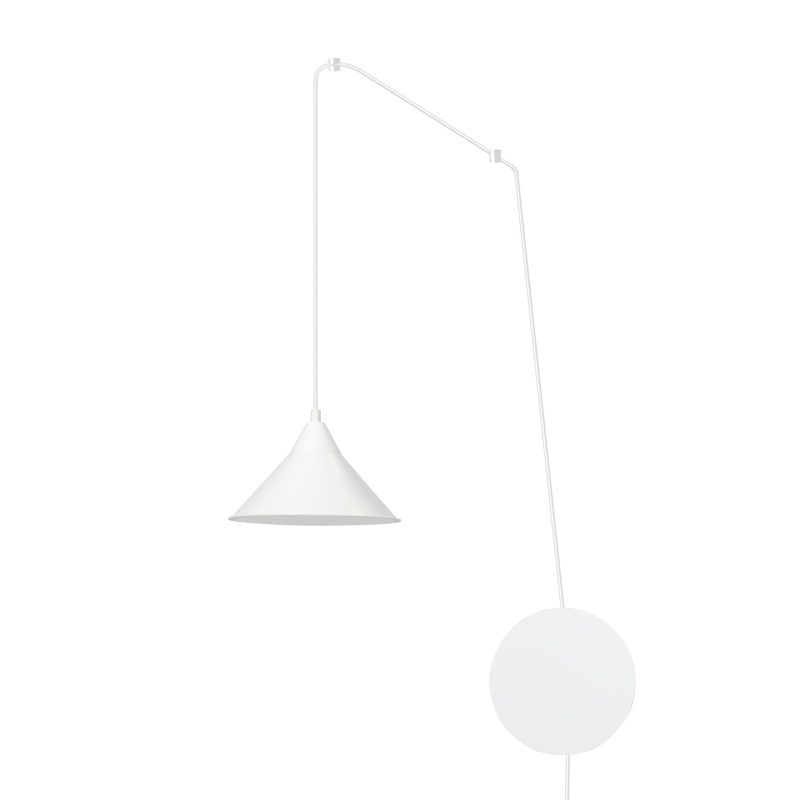 Emibig Joensuu 1L witte wandlamp pendellamp 1x E27