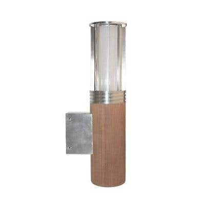 Indigo (Rexel) Applique da Esterno Teak e Inox 395mm E27