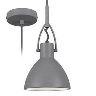 Indigo CID lampada a sospensione effetto cemento conica 160mm E27