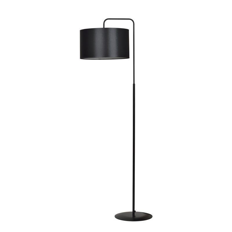 Emibig Umea schwarze Stehleuchte mit schwarzem Schirm 1x E27