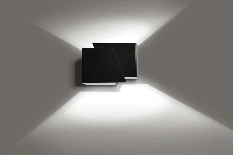 Emibig Tumba lampada da parete nera G9