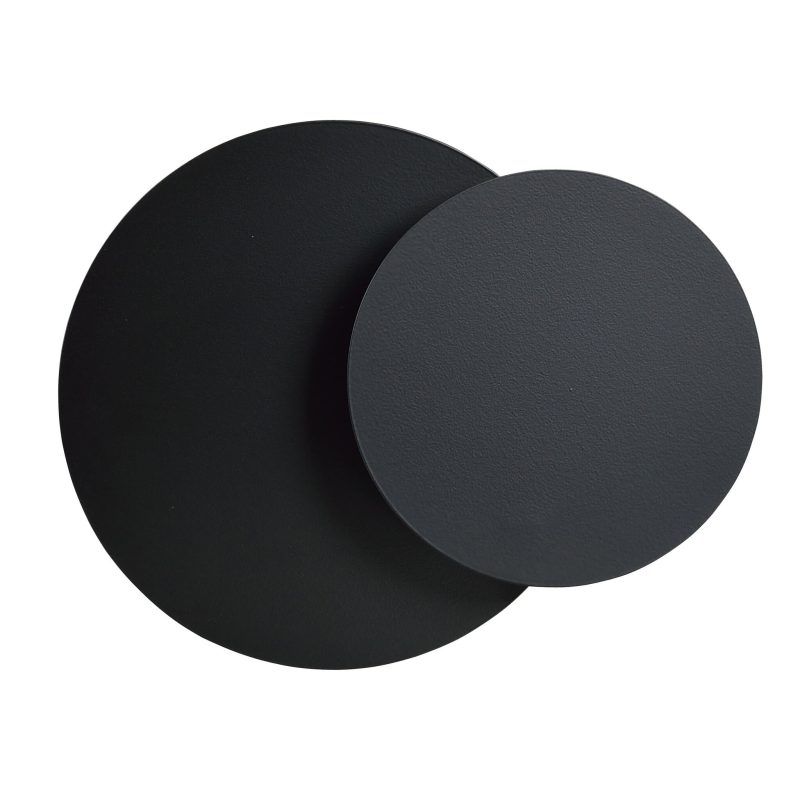 Emibig Kalmar 2 lámpara de pared círculos negros 1x G9
