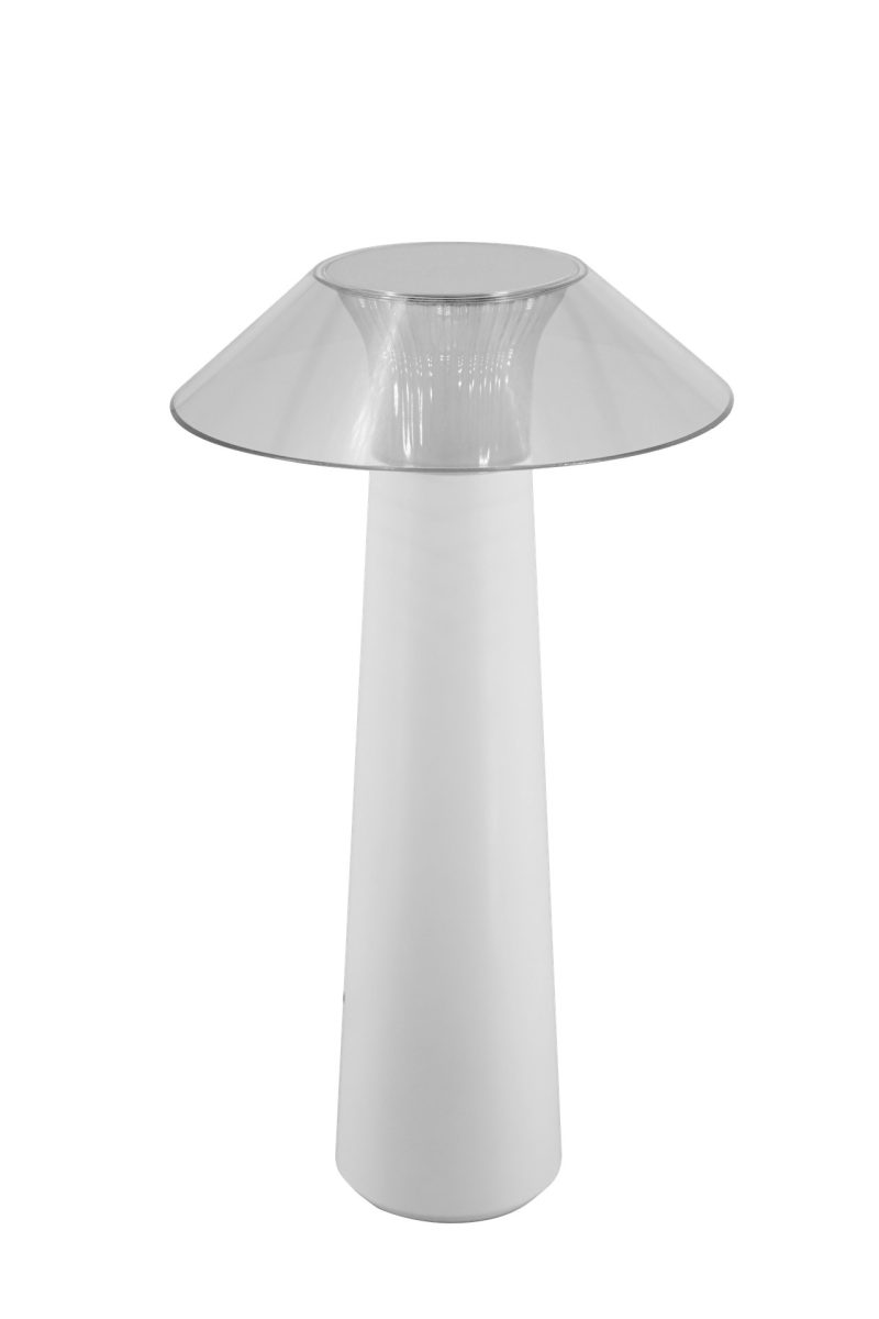 Fantasia Far lampe de table LED rechargeable, IP44, 170 lumens, blanc