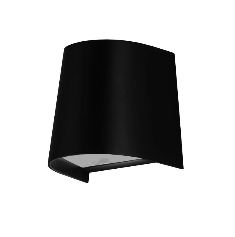 Fantasia Neve applique da esterno IP65 nero GU10 escl. lampadina